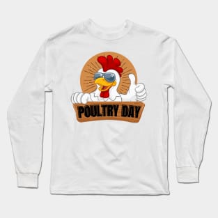 National Poultry Day-Funny Chicken Long Sleeve T-Shirt